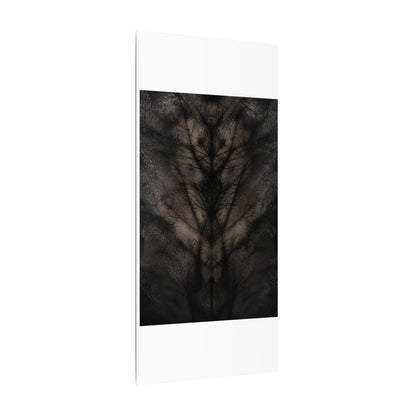 Seijaku Shadow Play Canvas Art - Dark Japandi Charcoal Ink