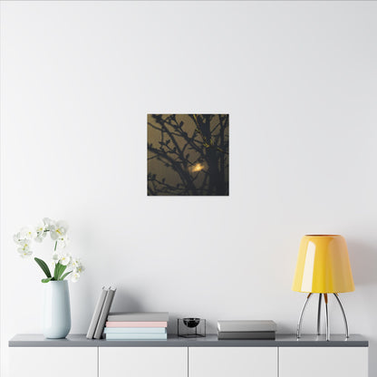 Bold Shadow Play Canvas Art - Moody Minimal Dark Japandi