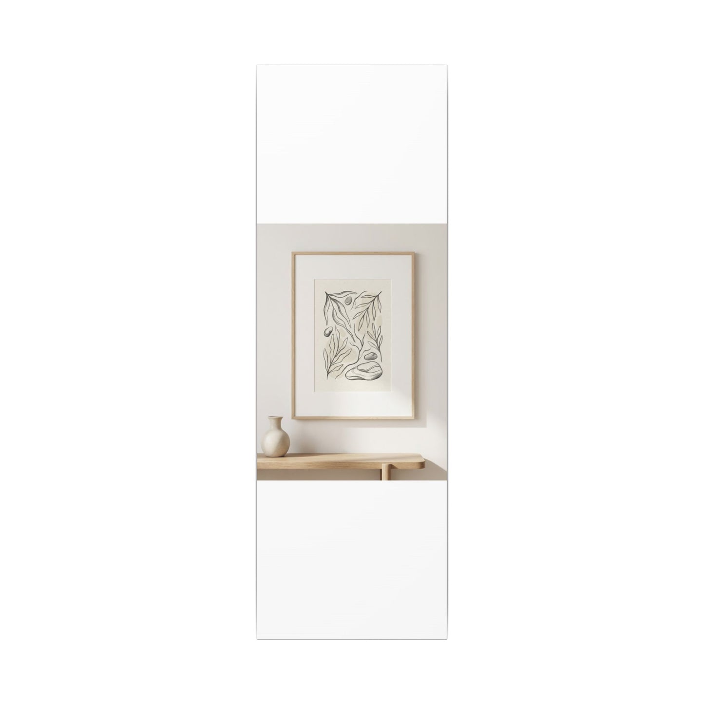 Japandi Charcoal Canvas Art
