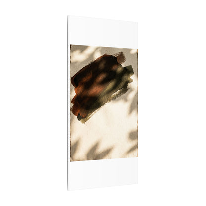 Ink Brushstroke Canvas Art | Summer Dark Japandi Moody Minimal Art