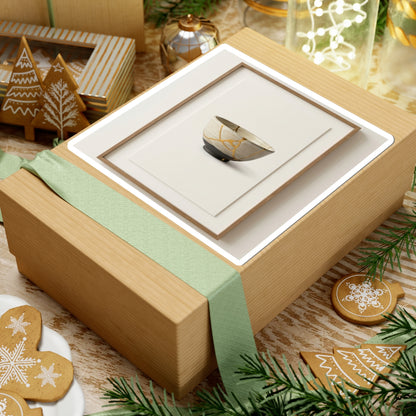 Kintsugi Charcoal Sticker Art Print