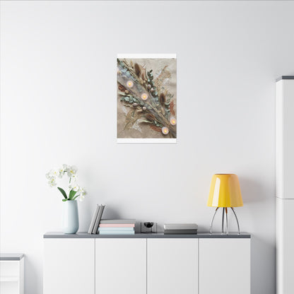 Candlelight Dried Flowers Canvas Art - Japandi Kanso