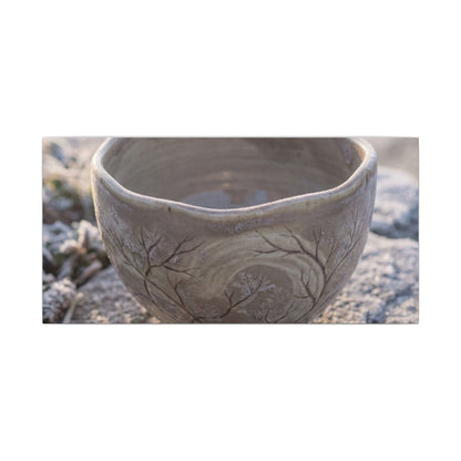 Seijaku Ceramic Bowl Canvas Art - Japandi Japanese Pattern