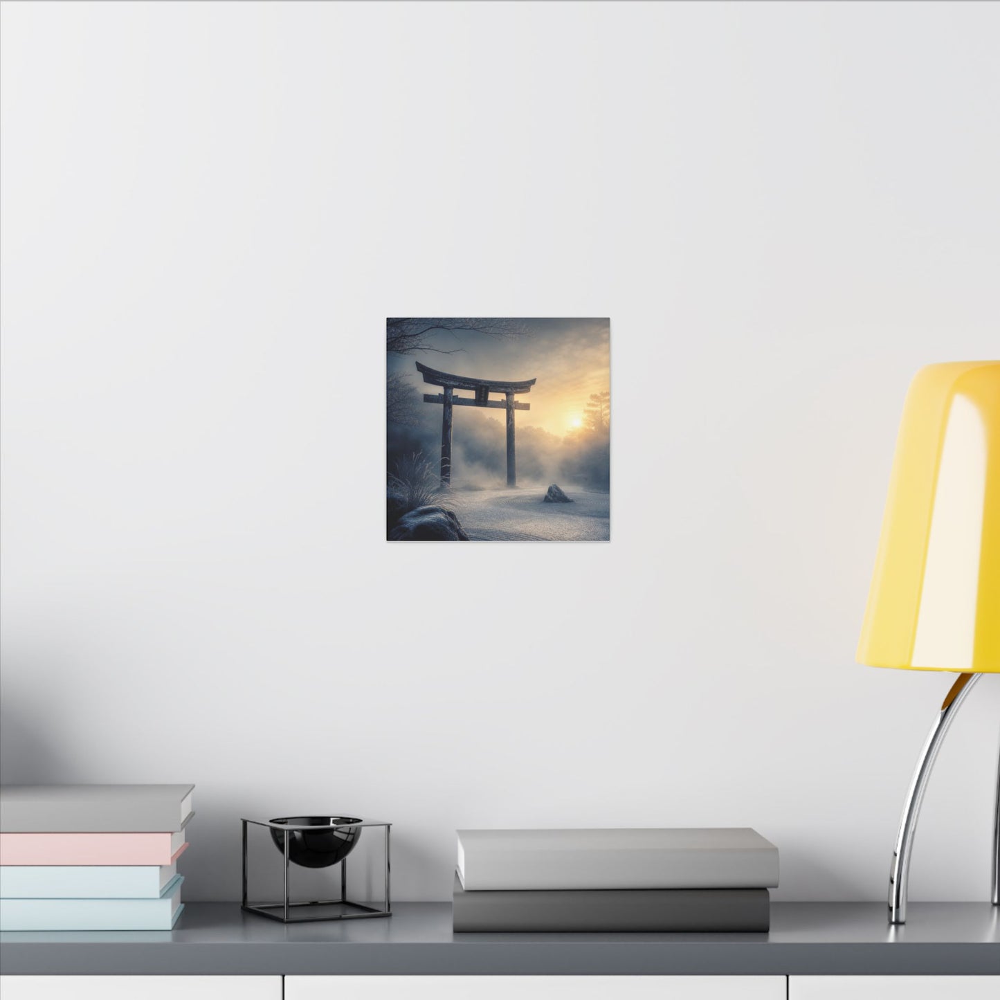 Zen Torii Gate in Golden Hour | Karesansui Canvas Art