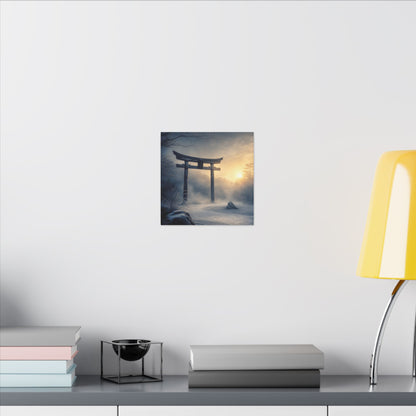 Zen Torii Gate in Golden Hour | Karesansui Canvas Art