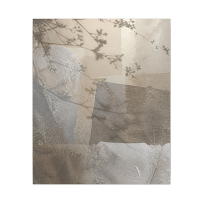 Neutral Shadow Play Canvas Art - Texture Japandi