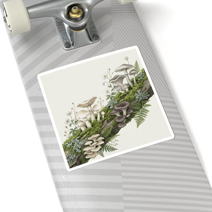 Seijaku Dried Flowers Sticker - Japandi Japanese Pattern Art Print