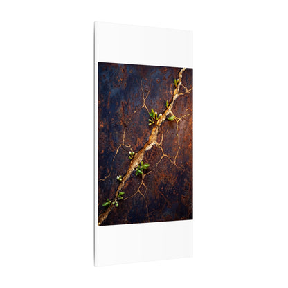 Rust Patina Spring Canvas Art | Kintsugi Resilient Design