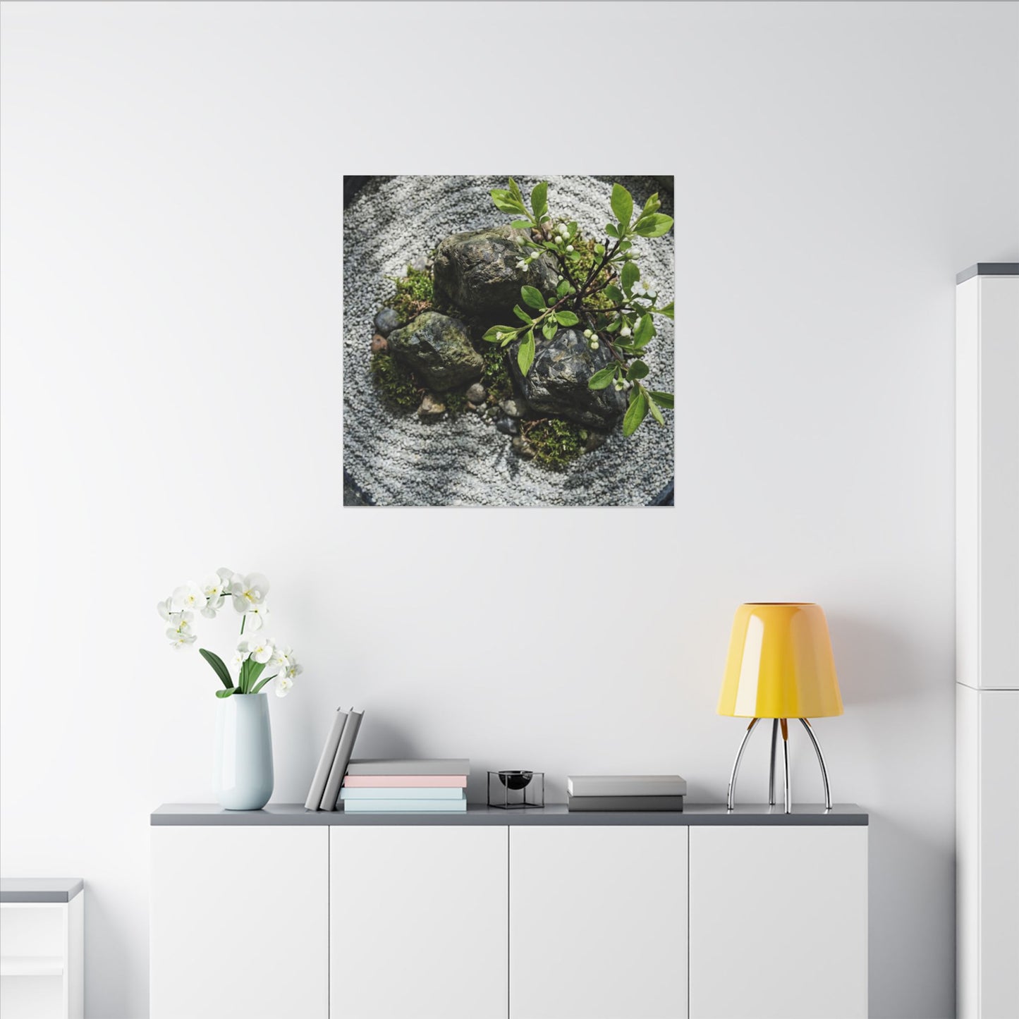 Zen Ceramic Bowl in Dappled | Karesansui Canvas Art