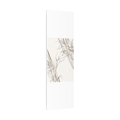 Neutral Shoji Screen Canvas Art - Minimal Line Japandi