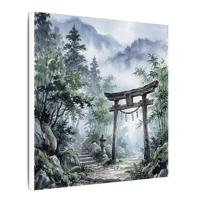 Moonlight Torii Gate Canvas Art - Zen Fukinsei