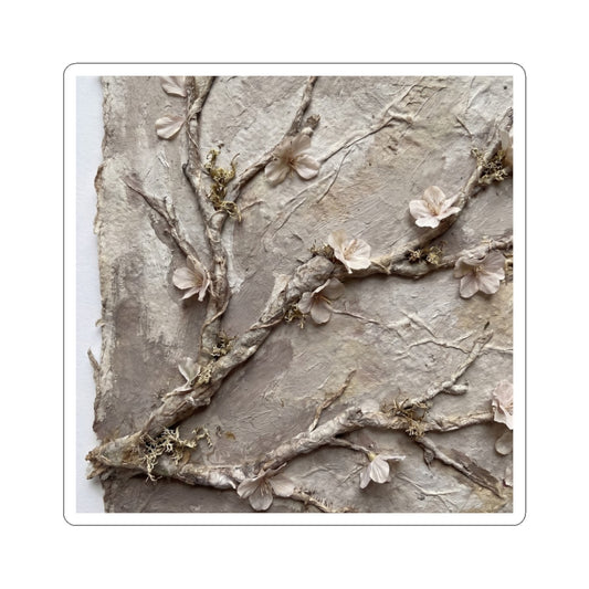 Overcast Cherry Blossom Sticker - Japandi Fukinsei