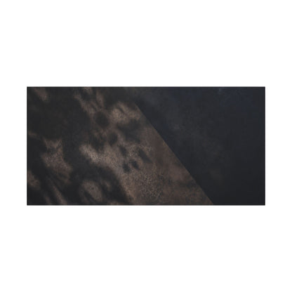 Shadow Play Winter Canvas Art | Dark Japandi Moody Design