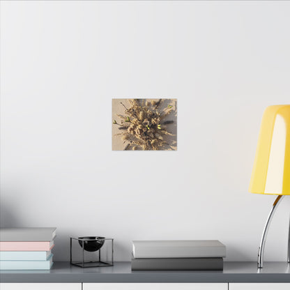 Dried Flowers Spring Canvas Art | Japandi Earthy Design