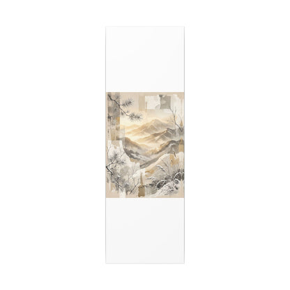 Shibui Mountain Mist Canvas Art - Japandi Japanese Pattern