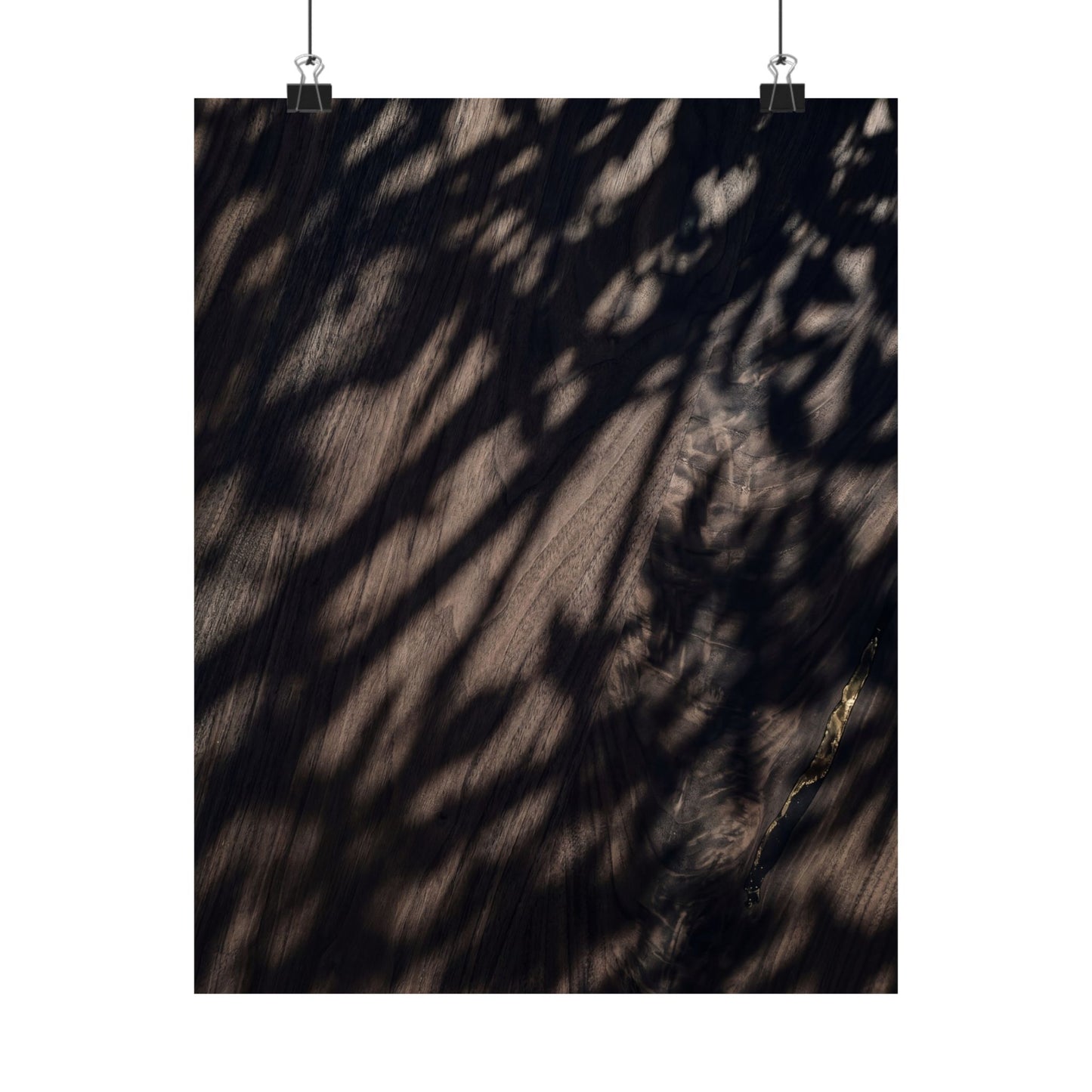 Datsuzoku Shadow Play Wall Art Print - Dark Japandi Shadow Zen