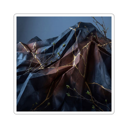 Resilient Paper Fold Sticker - Broken Beauty Kintsugi Art Print