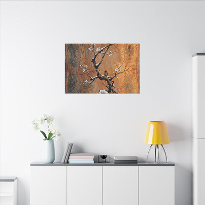 Datsuzoku Rust Patina Canvas Art - Zen Sumi E