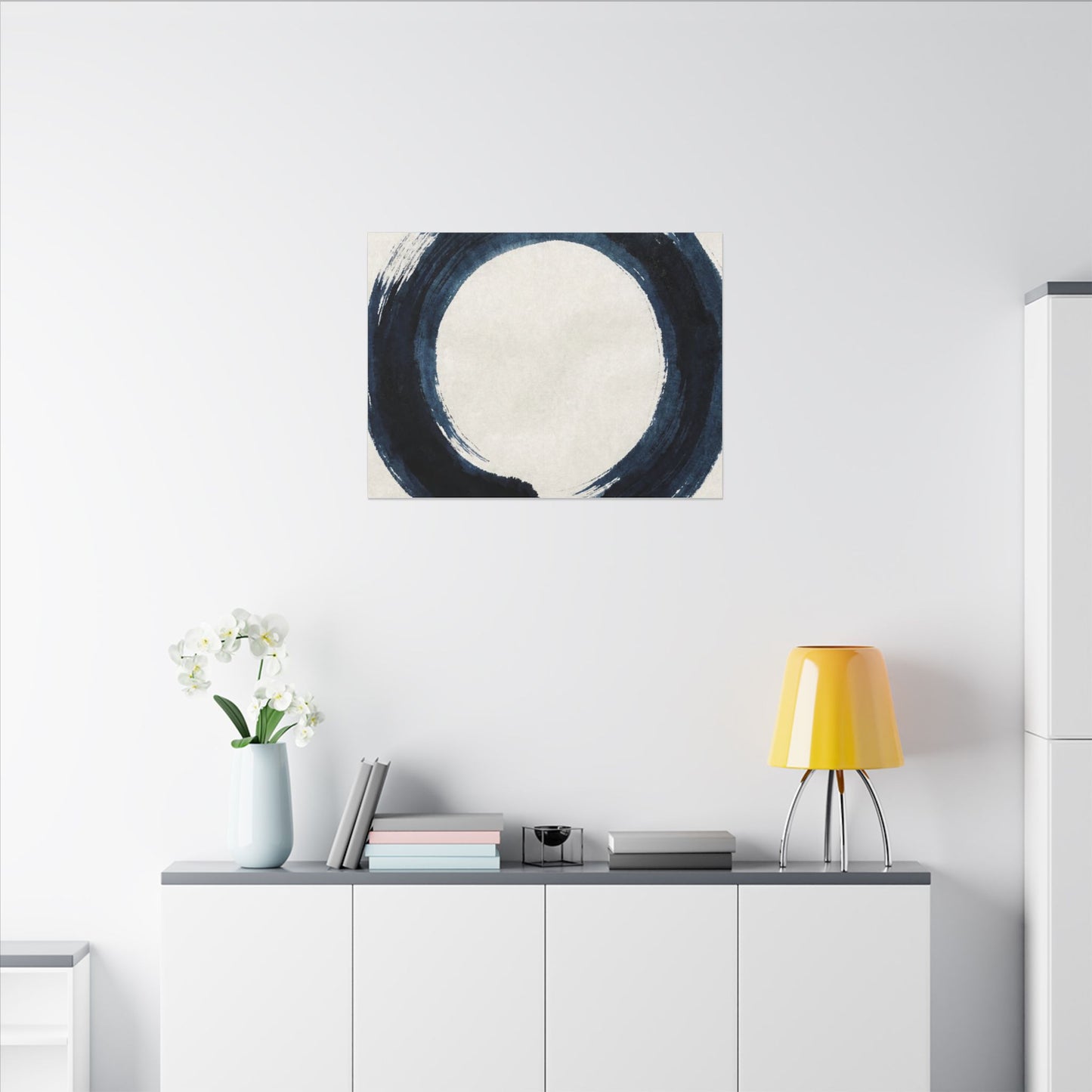 Balanced Meditation Zen Enso Canvas Art