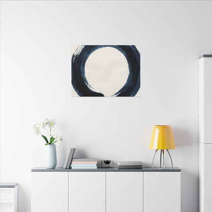 Balanced Meditation Zen Enso Canvas Art