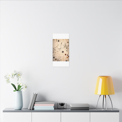 Golden Hour Shoji Screen Canvas Art - Japandi Fukinsei