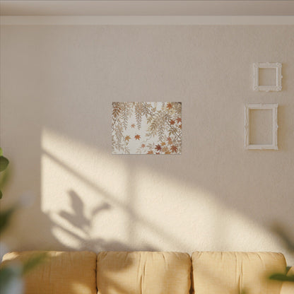 Shibui Wisteria Canvas Art - Japandi Japanese Pattern