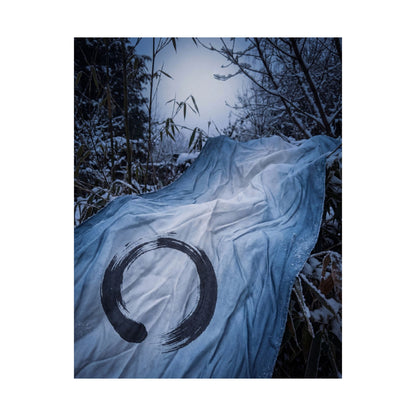 Silk Drape Winter Wall Art Print | Zen Serene Design