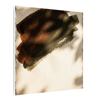 Ink Brushstroke Canvas Art | Summer Dark Japandi Moody Minimal Art