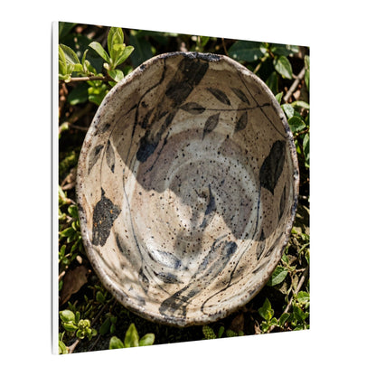 Elegant Ceramic Bowl Canvas Art - Japanese Pattern Japandi