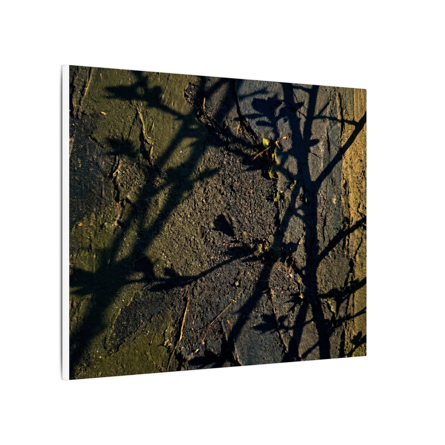 Kanso Shadow Play Canvas Art - Dark Japandi Dark Texture