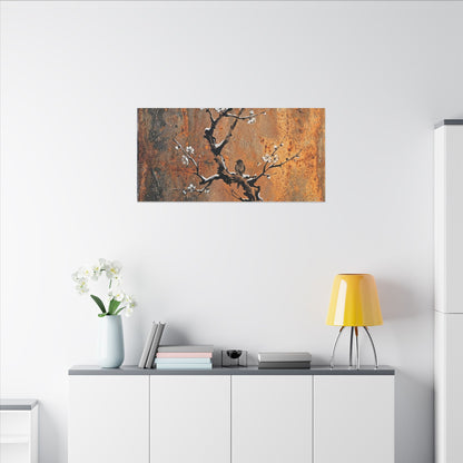 Datsuzoku Rust Patina Canvas Art - Zen Sumi E