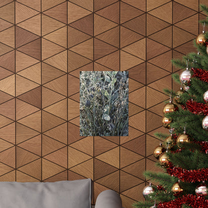 Dried Flowers Winter Wall Art Print | Japandi Neutral Design