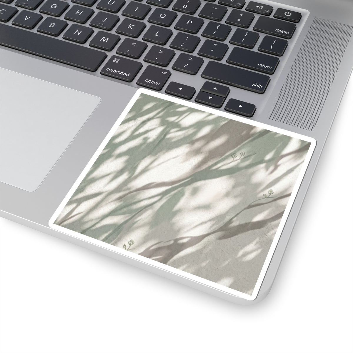 Spring Shadow Play Japanese Pattern Sticker | Cozy Decor Art Print