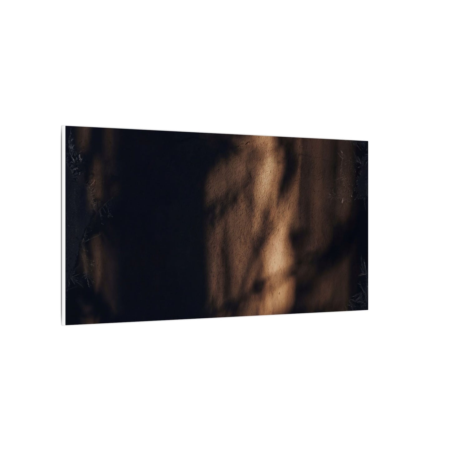 Winter Shadow Play Moody Minimal Canvas Art | Luxurious Decor