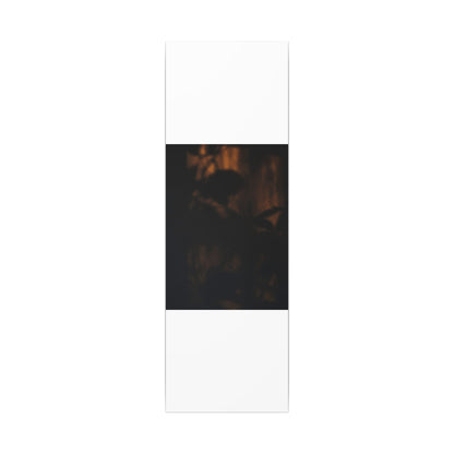 Shadow Play Summer Canvas Art | Dark Japandi Sophisticated Design