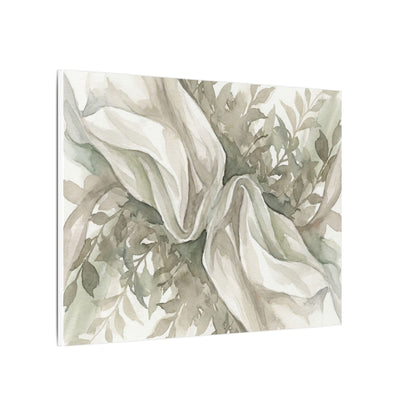 Summer Silk Drape Watercolor Canvas Art | Cozy Decor