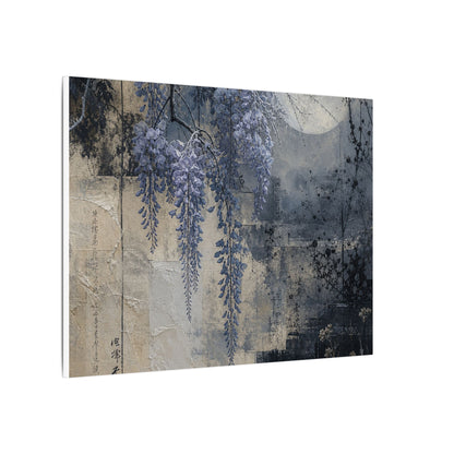 Winter Wisteria Texture Canvas Art | Elegant Decor
