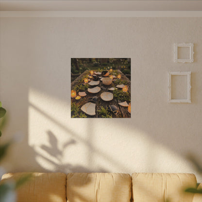 Broken Pottery Spring Canvas Art | Kintsugi Beautiful Design