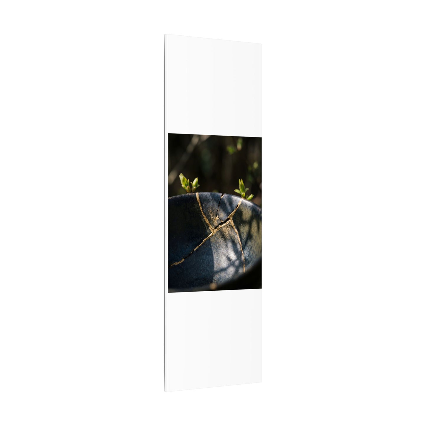 Seijaku Broken Pottery Canvas Art - Dark Japandi Shadow Zen
