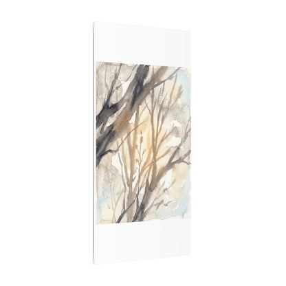 Ma Shadow Play Canvas Art - Japandi Watercolor
