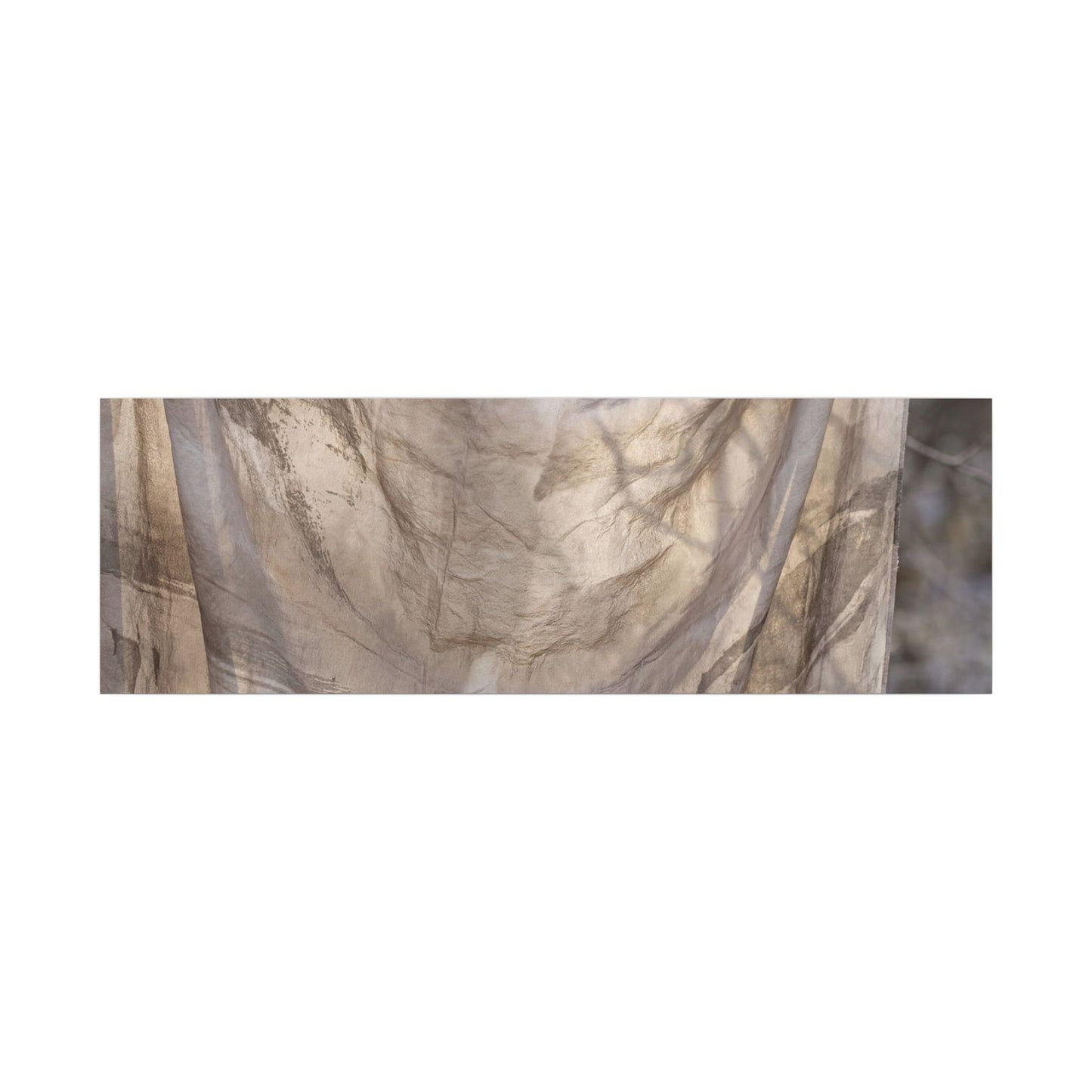 Ma Silk Drape Canvas Art - Japandi Japanese Pattern