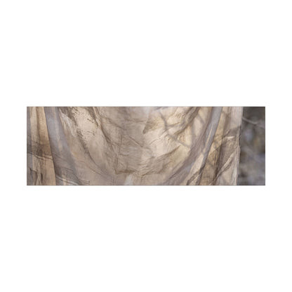 Ma Silk Drape Canvas Art - Japandi Japanese Pattern