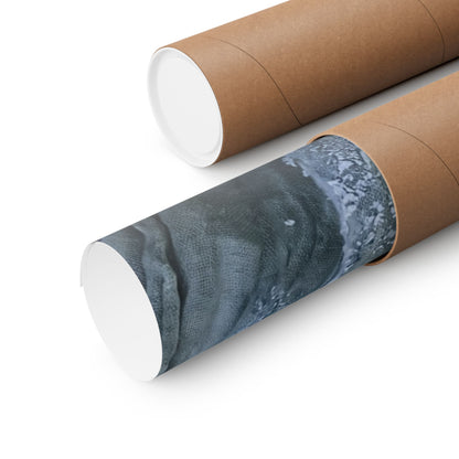 Warm Silk Drape Wall Art Print - Texture Japandi