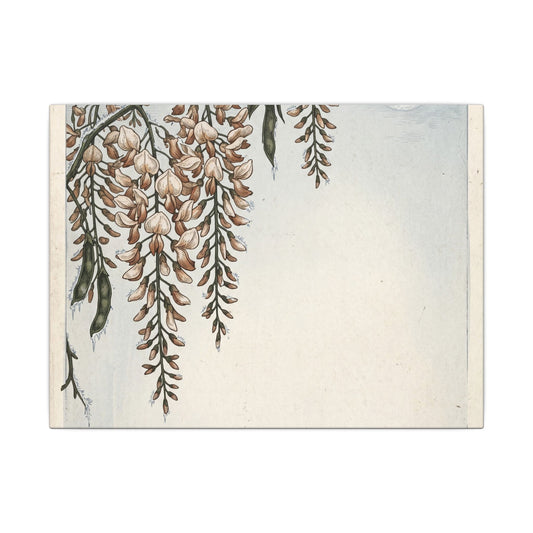 Wisteria Canvas Art | Winter Cottagecore Vintage Botanical Art