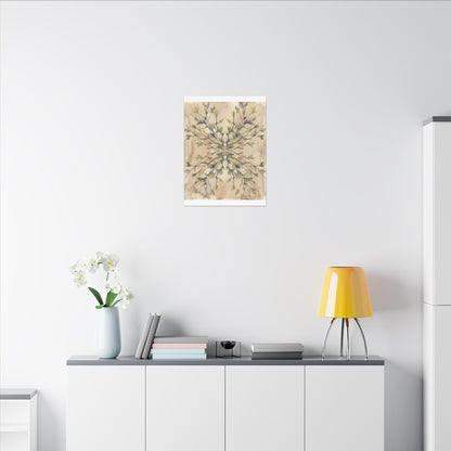 Shibui Shadow Play Canvas Art - Japandi Watercolor