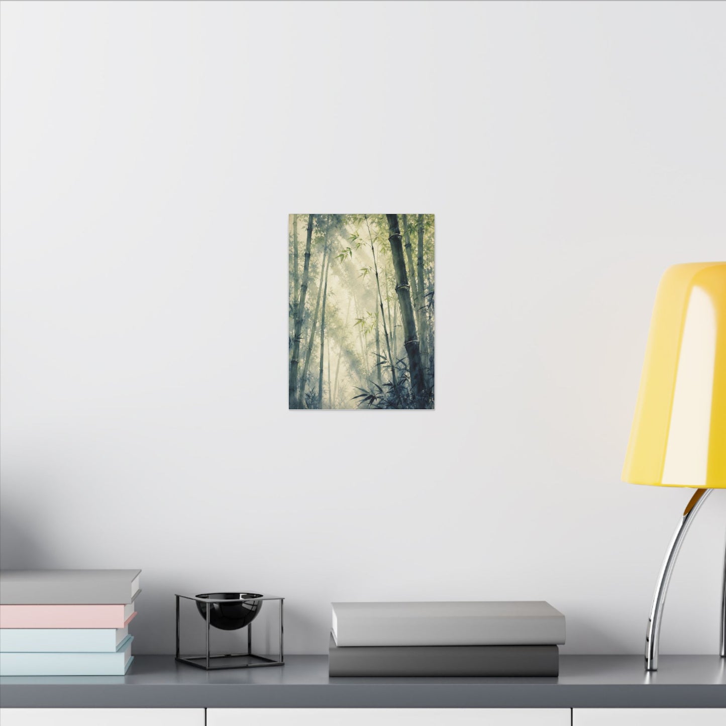 Bamboo Grove Spring Canvas Art | Zen Serene Design