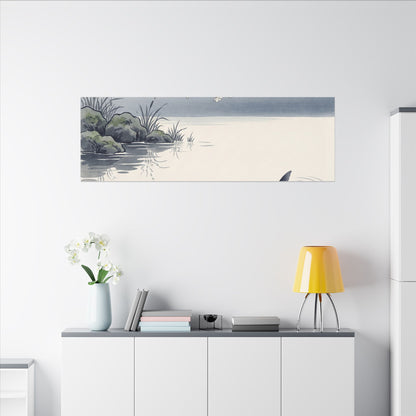 Ma Koi Pond Canvas Art - Zen Ukiyo E Inspired