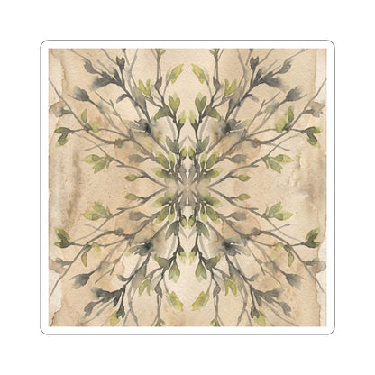 Spring Shadow Play Watercolor Sticker | Neutral Decor