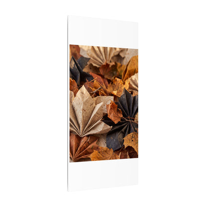 Paper Fold Texture Canvas Art | Elegant Japandi Art