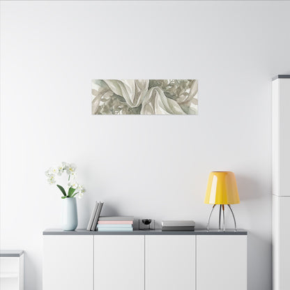Summer Silk Drape Watercolor Canvas Art | Cozy Decor